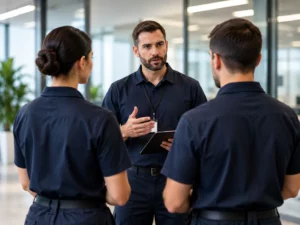 Responsable sensibilisant des collaborateurs aux règles de confidentialité